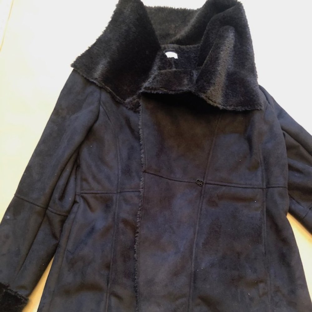 Ladies Faux Suede Jacket